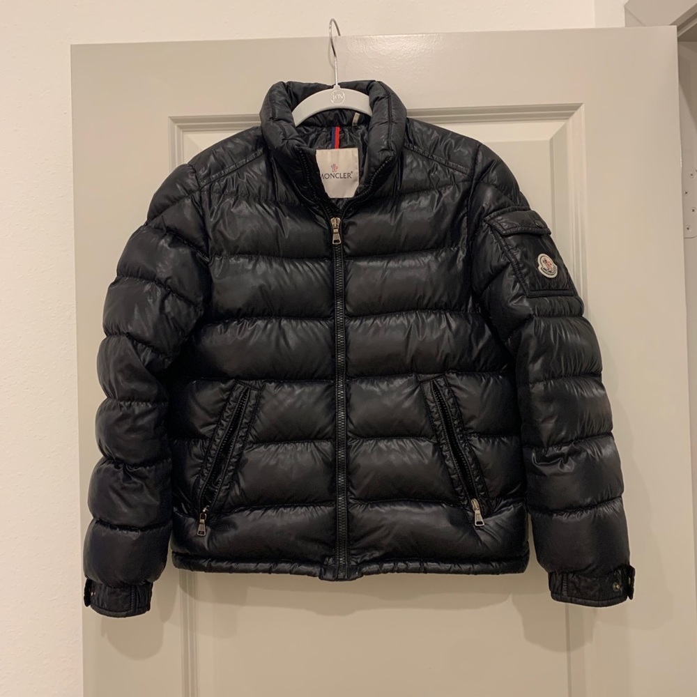 SOLD-Moncler Maya Jacket size Boys 12 (women’s …